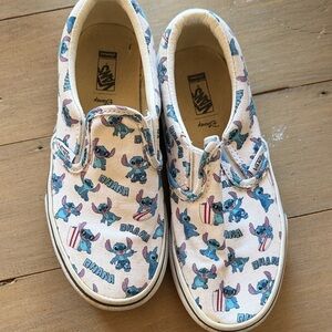 Vans 100 year limited edition Kids Slip-On Stitch Print sneakers